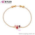 73539 Xuping online gold jewellery shopping noble bridal bracelet precious stone jewelry